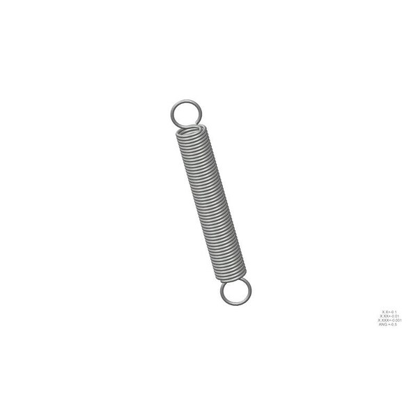 Approved Vendor Extension Spring, O=1.000, L= 7.00, W= .105 G909967760 - main